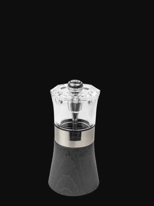 Outlet Oslo pepper mill, wood, stainless steel and acrylic, 12cm Pepper | Pepper Mills