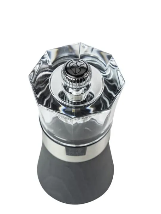 Outlet Oslo pepper mill, wood, stainless steel and acrylic, 12cm Pepper | Pepper Mills