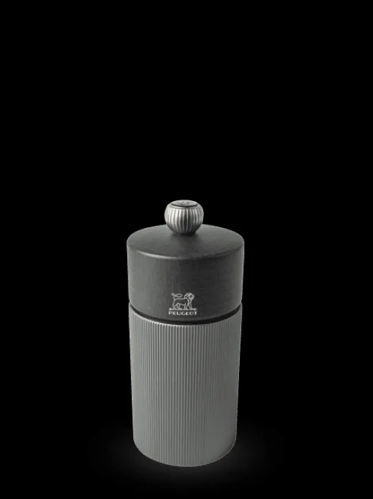 Outlet Pack line carbon & graphite 5in Duo of 12 cm pepper and salt mills with stainless steel funnel Salt | Salt & Pepper Mill Sets