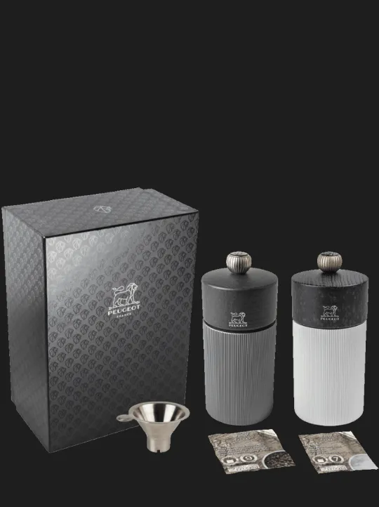 New Pack Line Carbone Alu Salt | Salt & Pepper Mill Sets