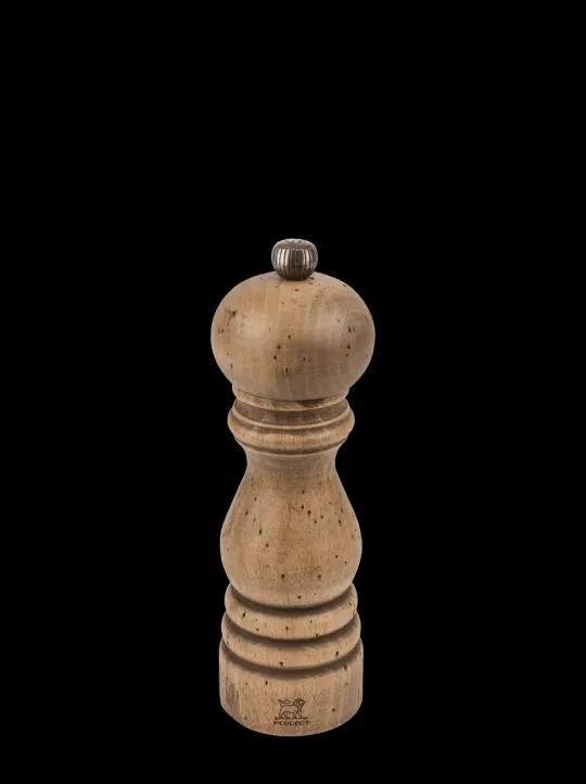Fashion Paris antique Manual beechwood pepper mill with antique finish, 18cm Pepper | Pepper Mills