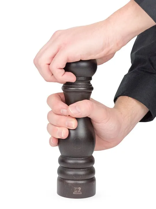 Cheap Paris Duo de moulins à poivre et à sel manuels bois chocolat 22 cm - 8,75" Salt | Salt & Pepper Mill Sets