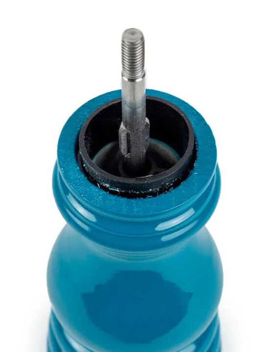 Clearance Paris Manual wooden pepper mill in pacific blue gloss, 18cm Pepper | Pepper Mills
