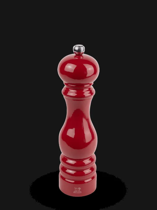 Flash Sale Paris manual wooden pepper mill in passion red gloss, 22cm Pepper | Pepper Mills
