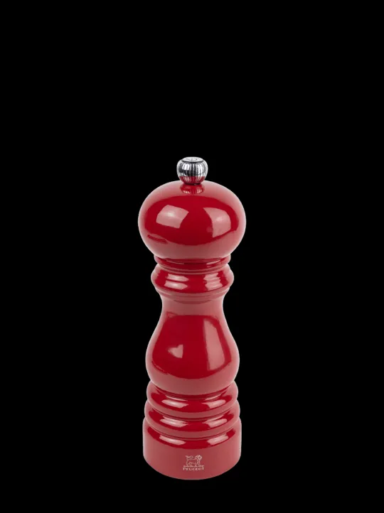 Discount Paris Manual wooden pepper mill in passion red gloss, 18cm Pepper | Pepper Mills