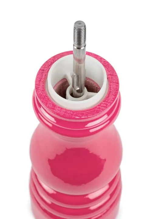 Clearance Paris Manual wooden salt mill in candy pink gloss, 18cm Salt | Salt Mills