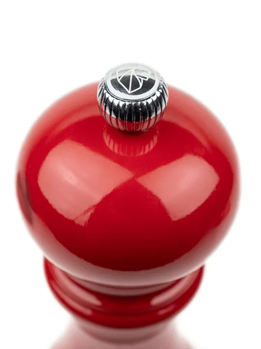 Outlet Paris Manual wooden salt mill in passion red gloss, 18cm Salt | Salt Mills
