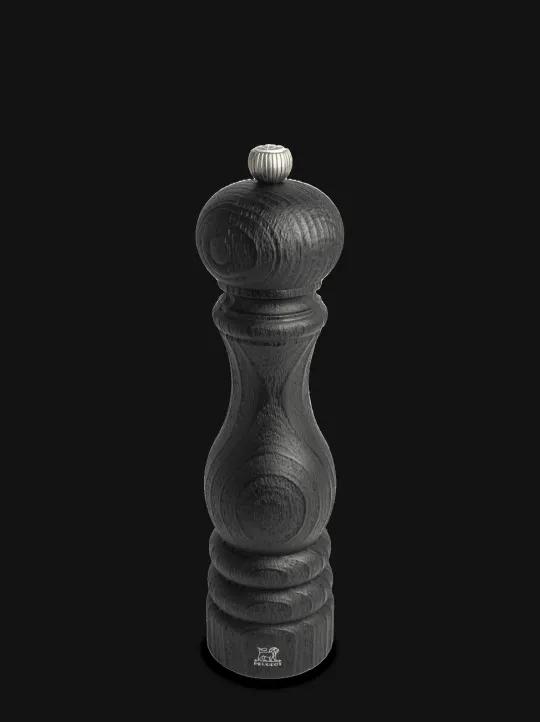 Cheap Paris nature black Manual upcycled wooden salt mill in black, 22cm Salt | Salt Mills
