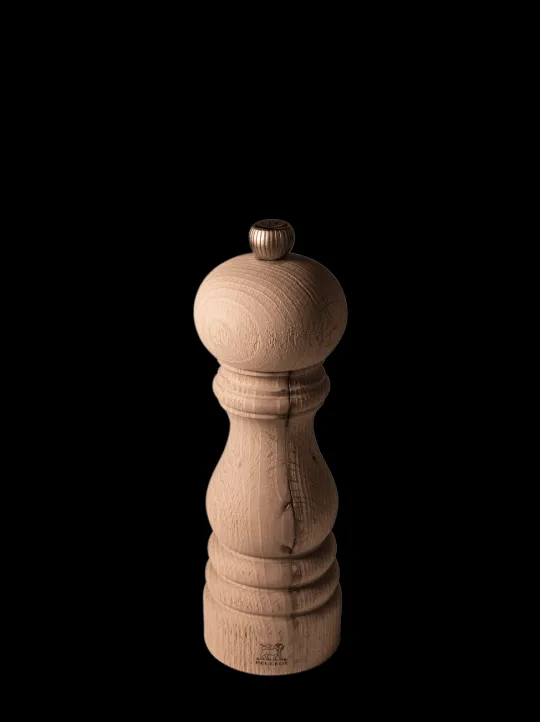 Discount Paris Manual wooden pepper mill with fair trade pepper, 18cm Pepper | Pepper Mills