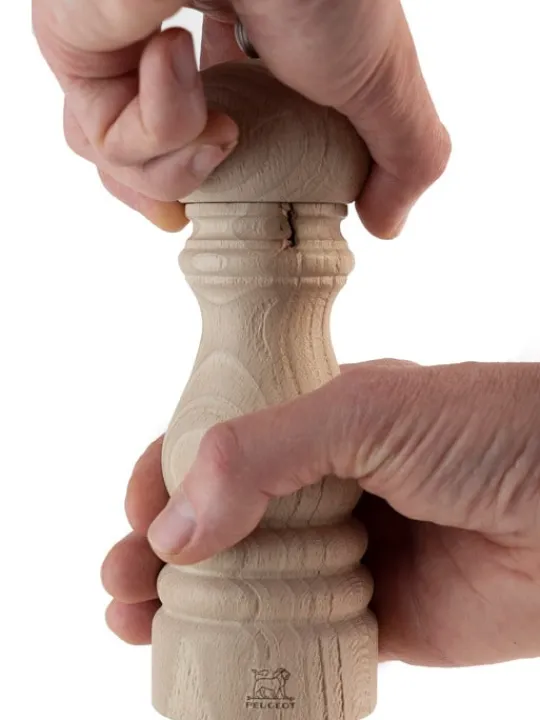 Discount Paris Manual wooden pepper mill with fair trade pepper, 18cm Pepper | Pepper Mills