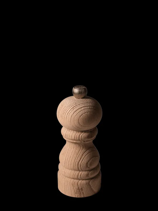 Hot Paris Wooden manual salt mill with alpine salt, 12cm Salt | Salt Mills