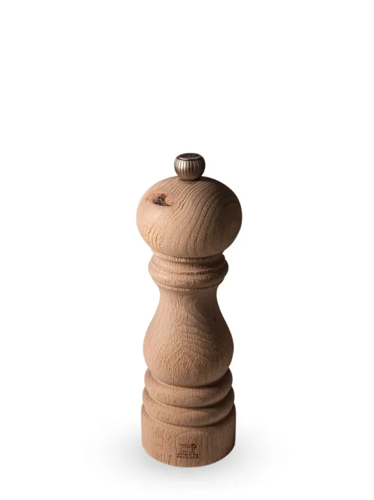 Fashion Paris Wooden manual salt mill with alpine salt, 18cm Salt | Salt Mills