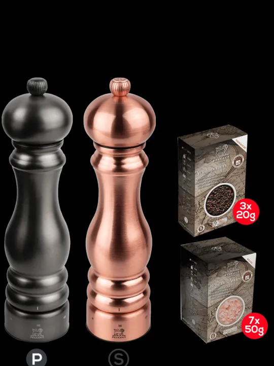 Outlet Paris u'select chef & copper bundle Set of 22cm u'select salt and pepper mills with spices Salt | Salt & Pepper Mill Sets