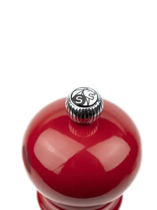 Shop Paris u'select Manual wooden salt mill in passion red gloss, u'select, 18cm - 7in For The Foodie | Salt