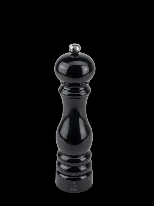 Store Paris u'select Moulin à poivre manuel en bois u'select laqué noir 22 cm Pepper | Pepper Mills