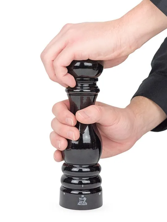 Store Paris u'select Moulin à poivre manuel en bois u'select laqué noir 22 cm Pepper | Pepper Mills