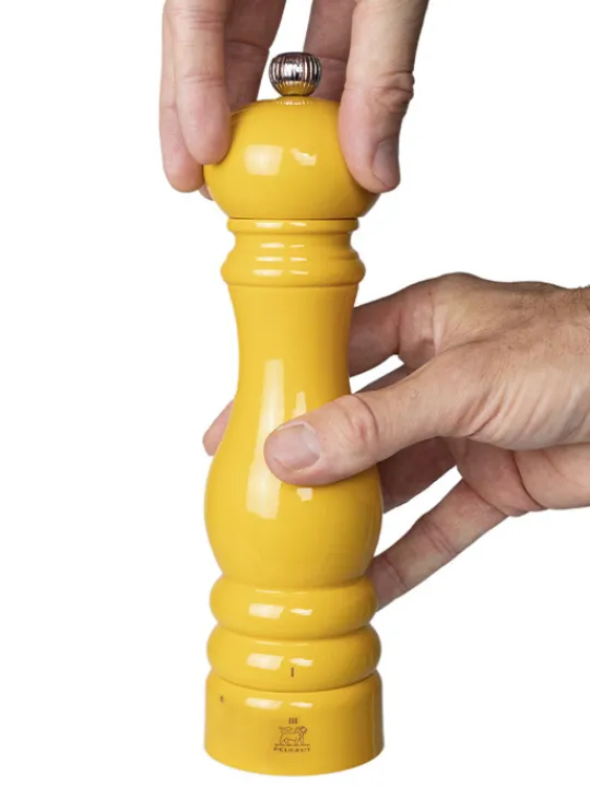 Online Paris u'select U'select manual wooden pepper mill in saffran gloss, 22cm Pepper | Pepper Mills