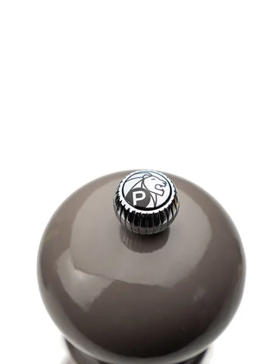 Discount Paris u'select U'select manual wooden pepper mill in taupe grey gloss, 18cm - 7in For The Foodie | Pepper