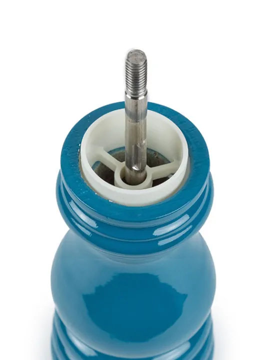Best Sale Paris u'select U'select manual wooden salt mill in pacific blue gloss, 18cm - 7in For The Foodie | Salt