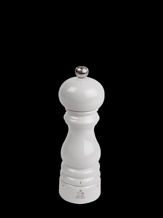 Hot Paris u'select U'select manual wooden salt mill in pearl grey gloss, 18cm - 7in For The Foodie | Salt
