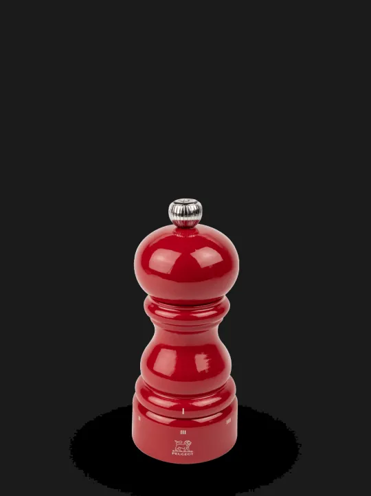 Store Paris u'select Uselect manual wooden pepper mill in passion red gloss, 12cm Pepper | Pepper Mills
