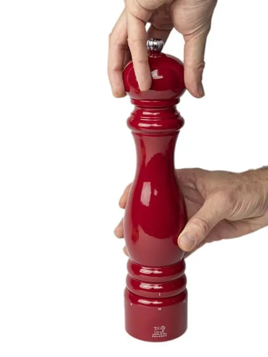 Best Paris u'select uselect manual wooden pepper mill in passion red gloss, 30cm Pepper | Pepper Mills