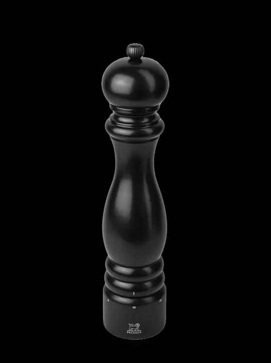 Online Paris u'select U'select manual wooden pepper mill in satin black, 30cm Pepper | Pepper Mills