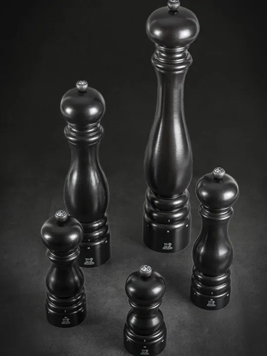 Hot Paris u'select U'select manual wooden pepper mill in satin black, 12cm Pepper | Pepper Mills