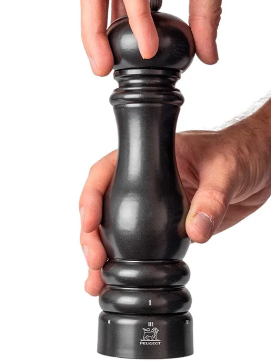 Flash Sale Paris u'select U'select manual wooden pepper mill in satin black, 22cm Pepper | Pepper Mills