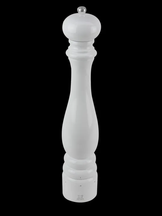 Fashion Paris u'select U’select manual wooden pepper mill in white gloss, 40cm Pepper | Pepper Mills
