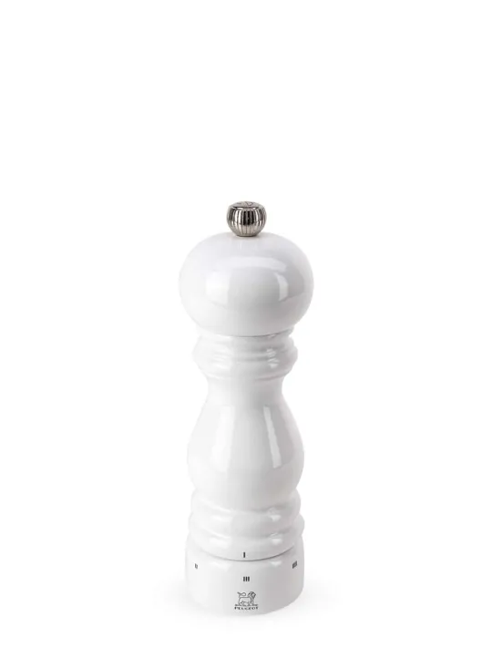 Best Sale Paris u'select U’select manual wooden pepper mill in white gloss, 18cm Pepper | Pepper Mills