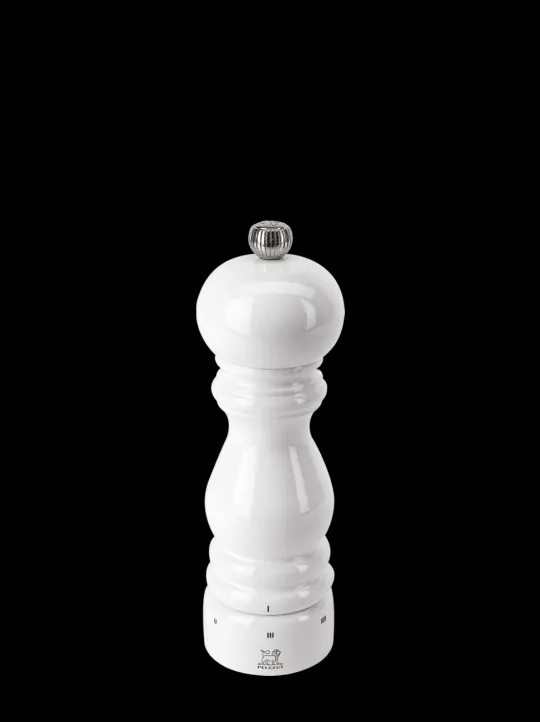 Best Sale Paris u'select U’select manual wooden pepper mill in white gloss, 18cm Pepper | Pepper Mills