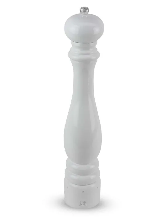 Fashion Paris u'select U’select manual wooden pepper mill in white gloss, 40cm Pepper | Pepper Mills