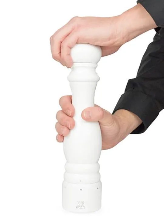 Cheap Paris u'select U’select manual wooden pepper mill in white gloss, 30cm Pepper | Pepper Mills