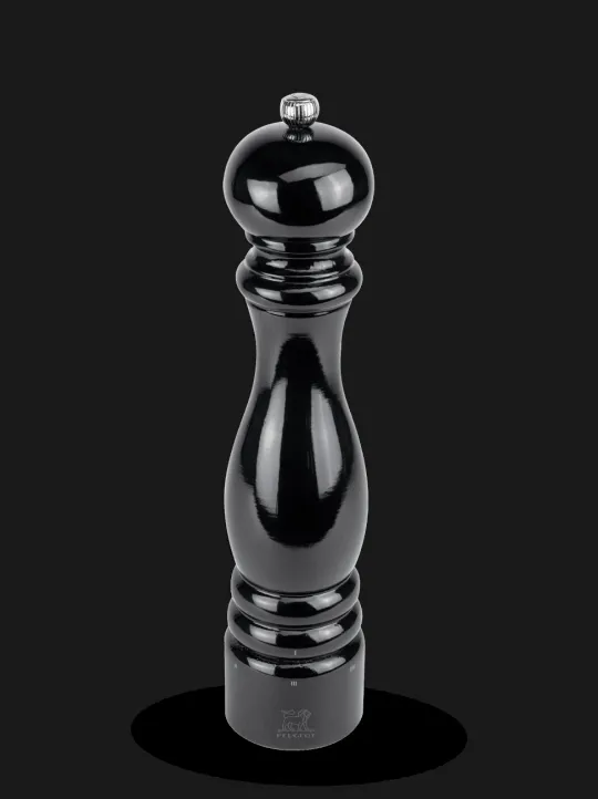 Flash Sale Paris u'select U’select wooden manual pepper mill in black gloss, 30cm Pepper | Pepper Mills