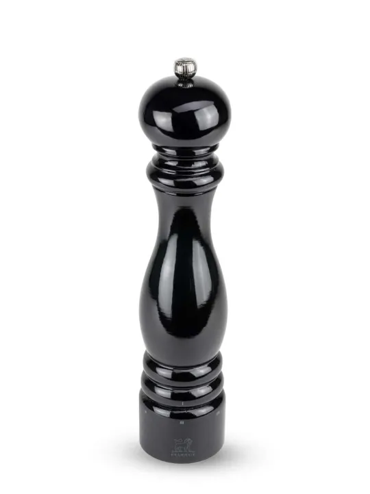 Flash Sale Paris u'select U’select wooden manual pepper mill in black gloss, 30cm Pepper | Pepper Mills