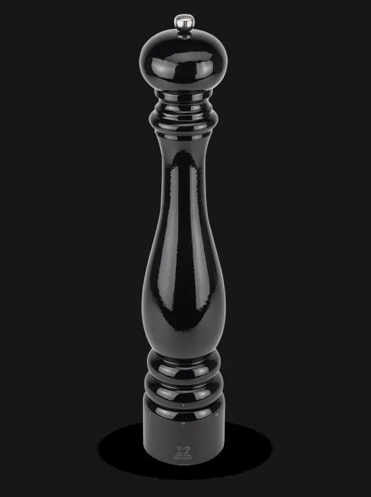 Best Sale Paris u'select U’select wooden manual pepper mill with a black lacquer finish, 40cm Pepper | Pepper Mills