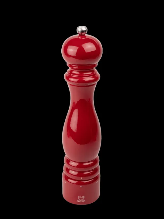 New Paris u'select Uselect wooden manual salt mill in passion red, 30cm Salt | Salt Mills