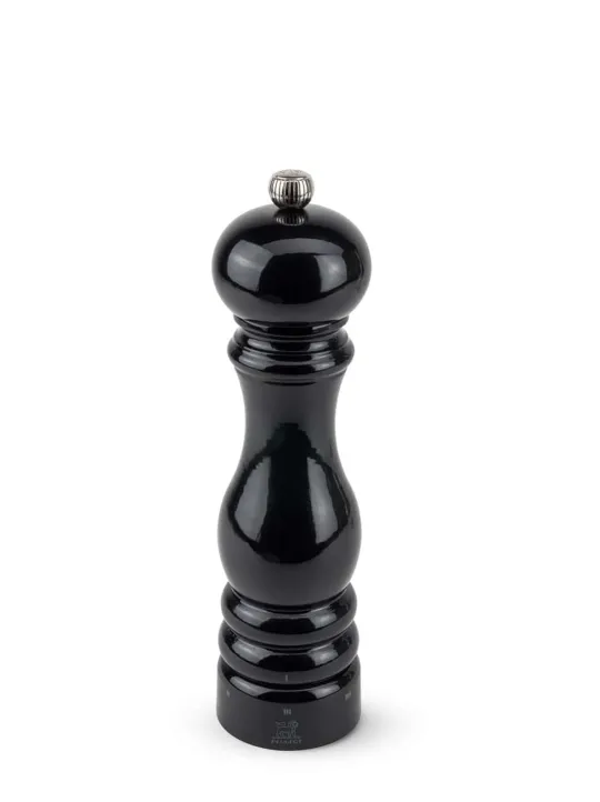 Cheap Paris u'select U’select wooden manual salt mill made with a black lacquer finish, 22cm Salt | Salt Mills