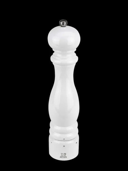 Hot Paris u'select U’select wooden manual salt mill with a white lacquer finish, 30cm Salt | Salt Mills