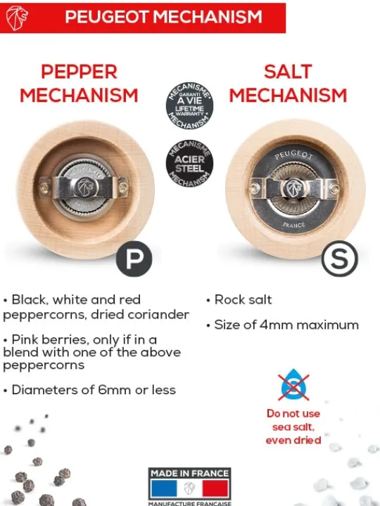 Cheap Parisrama gift set Set of contemporary 18cm wooden salt and pepper mills in , presented in a beautiful gift box along with a stainless steel funnel for easy, efficient refilling. Salt | Salt & Pepper Mill Sets