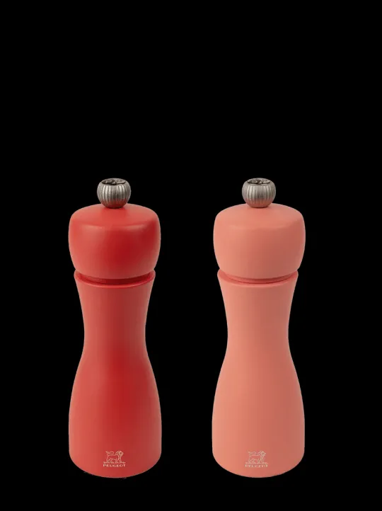 Online Tahiti bundle Set of 15cm wooden salt and pepper mills with spices Salt | Salt & Pepper Mill Sets