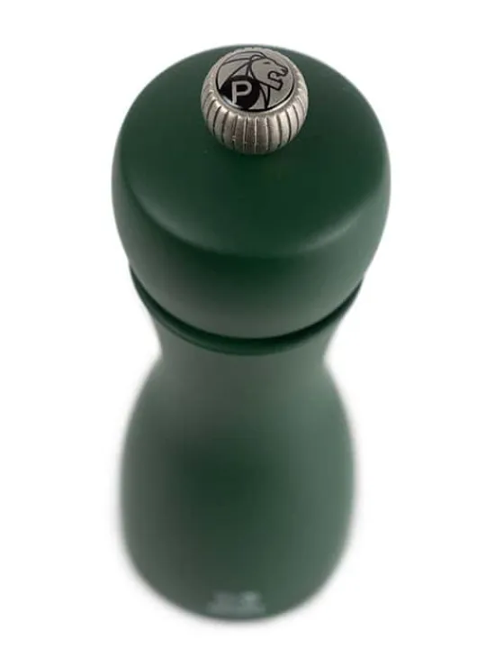 Sale Tahiti Manual beech wood pepper mill in moss green, 15cm - 5in Pepper | Pepper Mills