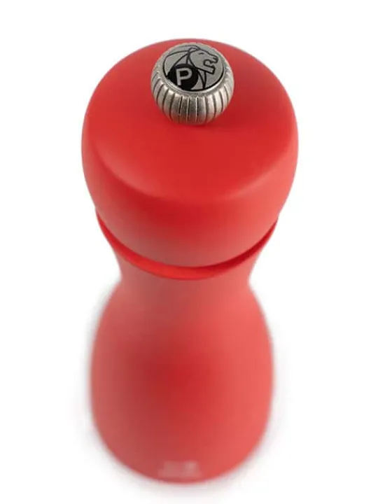 Sale Tahiti Manual beech wood pepper mill in brick red, 15cm - 5in Pepper | Pepper Mills