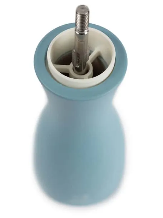 Fashion Tahiti Manual beech wood salt mill in blue, 15cm Salt | Salt Mills