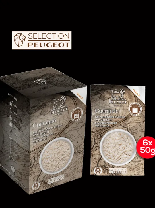 Sale Wet sea salt 6 x 50g sachets of wet sea salt for cooking Salt