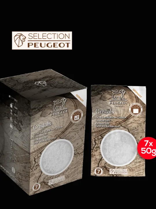 Clearance White salt 7 x 50g sachets of german white rock salt for cooking Salt